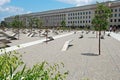 Pentagon memorial in Washington DC Royalty Free Stock Photo