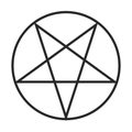 Pentagram symbol icon