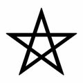 Pentagram symbol illustration