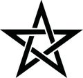 Pentagram symbol vector
