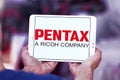 Pentax logo Royalty Free Stock Photo