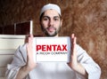 Pentax logo Royalty Free Stock Photo