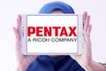 Pentax logo Royalty Free Stock Photo