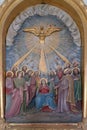 Pentecost, the descent of the Holy Spirit Royalty Free Stock Photo