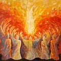 Pentecost: A Powerful Image of the Holy Spirit Descending as Tongues of Fire