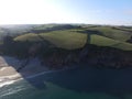 Pentewan Sands in Cornwall