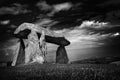 The Pentre Ifan a prehistoric megalithic stone burial chamber