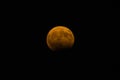 Penumbral Lunar Eclipses, reddish moon