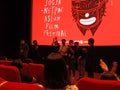 Penyalin Cahaya movie team press conference after the movie screening.