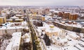 Penza city. Holy Trinity Convent. View from above