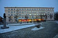 Hotel `Volga` built in the XX century in the USSR.