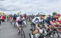 The Peolton at The Start of Tour de France 2016 Royalty Free Stock Photo