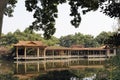 Peony Garden in West Lake Cultural Landscape of Hangzhou Royalty Free Stock Photo