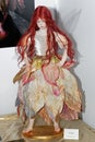 Peony, OOAK collectible doll by Laura Scattolini Italy Royalty Free Stock Photo