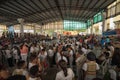 Peope at the environmental rally in Lago Agrio Ecuador