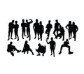 People Activity Silhouettes