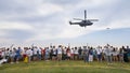 People at airshow Aeromania,Tuzla,Romania