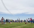 People at airshow Aeromania,Tuzla,Romania