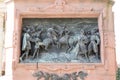 People and animal statues at Castle Square in Stuttgart