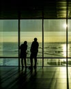 People at Antel Tower Viewpoint, Montevideo, Uruguay