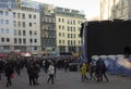 People around Stephansplatz in Vienna Royalty Free Stock Photo