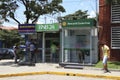 People in ATM of Bolivian banks in Santa Cruz, Bolivia