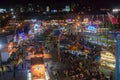 TORONTO, CANADA - AUGUST 18, 2017: PEOPLE ATTEND CANADIAN NATIONAL EXHIBITION ANNUAL FAIR Royalty Free Stock Photo