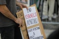 People attend a rally in solidarity with Palestinians in Gaza, in Bucharest, Romania