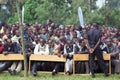 People attending at the Kwita Izina ceremony Royalty Free Stock Photo