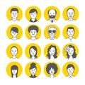 People Avatar Face icons