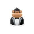 People Avatar Icons - Monkey Businessman