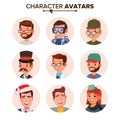 People Avatars Collection Vector. Default Characters Avatar Placeholder. Cartoon Flat Isolated Illustration Royalty Free Stock Photo