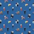 People banner pattern