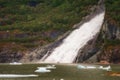 Alaska Nugget Falls At Mendenhall Glacier Royalty Free Stock Photo