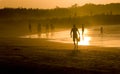 People at the beach Royalty Free Stock Photo