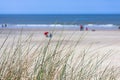 People On The Beach In Norderney Royalty Free Stock Photo