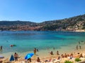 Beach in Villefranche Sur Mer, France