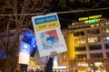 Wenceslas square, Prague, Czech Republic. Benefit concert for Ukraine. March 01. 2022.