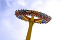 An amusement park ride at Cedar Point, Ohio Royalty Free Stock Photo