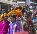 People at Bhagoriya Folk Tribal Festival Madhya Pradesh India