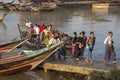 People on the boat Royalty Free Stock Photo