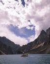 People Boating at Beautiful tourist place and blue water lake