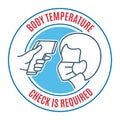 People body temperature control icon