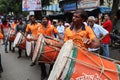 People of Bombay celebrating Hindu festival of Ganesha.