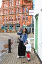 People at Brewers Quay in Weymouth, Dorset