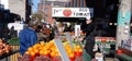 People buy groceries at Jean-Talon Market Royalty Free Stock Photo