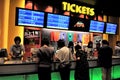 Japan, tickets sale in a Tokyo cinema