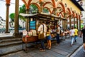 People buying books in Florence