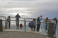 People at Cabo Girao in Madeira, Portugal