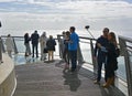 People at Cabo Girao in Madeira, Portugal